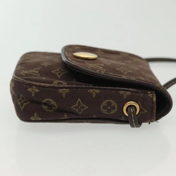 LOUIS VUITTON Monogram Mini Pochette Cancun Pouch Brown M95313 LV Auth 141685 - Picture 6 of 16